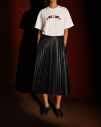 VARSITY T-SHIRT (WHITE/RED)