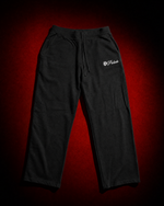 PRELUDE's Essential Embroidered Sweatpants: premium heavyweight sweats with embroidered branding. Match them with the Essential Hoodie. Shop now.